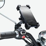 WHEEL UP Fiets Automatische Beugel Motorfiets Mobiele Telefoon Fiets Navigatie Rack (Upgrade-Achteruitkijkspiegel)