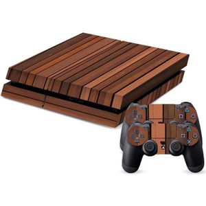 hout structuur Stickers voor PS4 Game Console