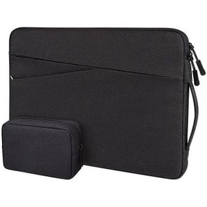ND01DS polyester notebook laptop voering tas met kleine tas  maat: 14.1-15.4 inch