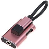 2 In 1 USB-C / Type-C tot USB-C / Type-C 3 5 mm Jack Audio Adapter Cable (Rose Gold)