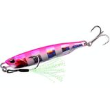 3 PCS PROBEROS LF103 Simulation Metal Sea Fishing Bait  Specification: 20g(D Luminous With Hook)