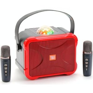 T&G TG543 Kleurrijke gentegreerde draagbare karaoke draadloze Bluetooth-luidspreker