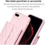 Voor iPhone 7 Plus / 8 Plus horizontale portemonnee Rhombic lederen telefoonhoes