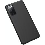 Voor Samsung Galaxy S20 FE NILLKIN Frosted Concave-convex Texture PC Protective Case(Zwart)