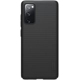 Voor Samsung Galaxy S20 FE NILLKIN Frosted Concave-convex Texture PC Protective Case(Zwart)