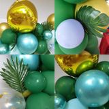 Jungle Thema Party Decoratie Ballon Keten Set Teak Blue Dark Green Balloon Party Decoratie Rekwisieten