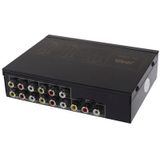 4-Weg Video & Audio AMP Splitter met Switch  4 Inputs  1 Output (JM-VA401)