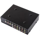 4-Weg Video & Audio AMP Splitter met Switch  4 Inputs  1 Output (JM-VA401)