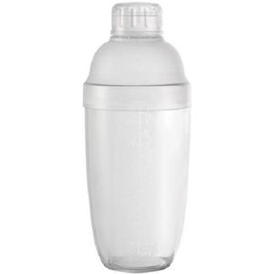 3 PCS Shaker Cup PC Oz Cup Shaker met Scale Shaker Shaker Milk Teapot Juice Jug  Grootte:700ml  Style:Ordinary Transparant