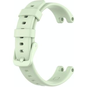 Voor Garmin Lily siliconen vervangende riem horlogeband met demontage tools (groen)