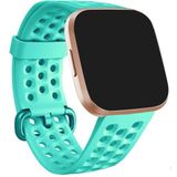 Voor FITBIT Versa 2 ademende siliconen horlogeband(eend)