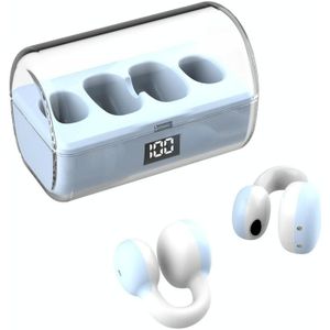 Oorclip Type Geluidsgeleiding Concept Bluetooth-oortelefoon met digitaal display Oplaadcompartiment