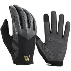 West Fietsen YP0211207 Full Finger Handschoenen Road Bike Mountain Bike Locomotive Schokdemper Handschoenen  Grootte: L