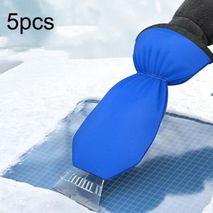 5 stks SUUITU R-3140 Winter Automotive Glas Met Handschoenen Sneeuw Schrapen en Ontdooien Gereedschap(Blauw)