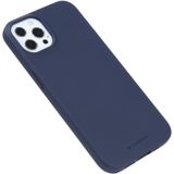GOOSPERY ZACHT GEVOEL Vloeibare TPU Schokbestendige Soft Case Voor iPhone 13 Pro Max (Marineblauw)
