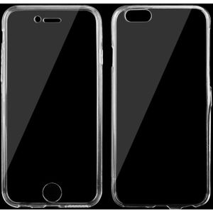 Voor iPhone 6 Plus & 6s Plus 0 75 mm dubbelzijdig Ultra-thin transparante TPU beschermende Case(Transparent)
