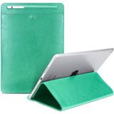 Universele Case Sleeve tas voor iPad 2/3/4/iPad Air/Air 2/Mini 1/mini 2/Mini 3/Mini 4/Pro 9 7/Pro 10 5  met potlood geval & houder (groen)