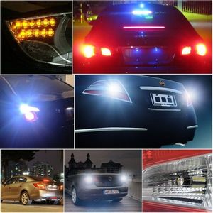 2 PC's T10 4W 280LM wit licht 8 LED SMD 5630 Canbus decoderen auto Clearance lichten Lamp  DC 12V