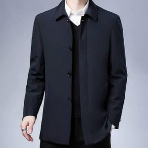 Mannen Casual Losse jas (kleur: Black Size: XXXL)