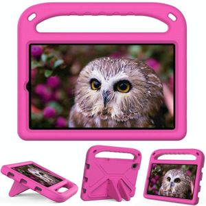 For Lenovo Tab M8 FHD TB-8505F / TB-8705X 8.0 inch Handle Portable EVA Shockproof Anti Falling Protective Case with Triangle Holder(Rose Red)