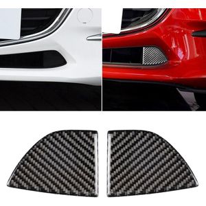 Auto Carbon Fiber voor bumper decoratieve sticker voor Mazda Axela 2017-2018