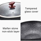 Inductiefornuis General Health Maifan Stone Wok Anti-stick Pan  Monddiameter: 32cm