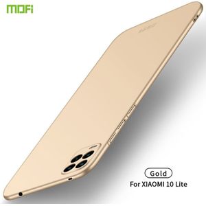 Voor Xiaomi Mi 10 Lite MOFI Frosted PC Ultra-thin Hard Case(Gold)