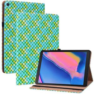 Voor Samsung Galaxy Tab A 8.0 2019 T290 Kleur Weave Lederen Tablet Case met Houder