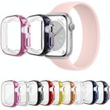 Voor Apple Watch 8/7 45 mm all-inclusive beplating TPU schokbestendige behuizing