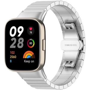 Voor Xiaomi Redmi Watch 3 / Mi Watch Lite 3 Stalen metalen horlogeband met n kraal