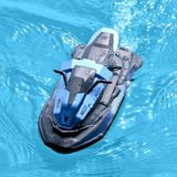 JJR/C S9 2.4G afstandsbediening boot dubbele motorboot (blauw)