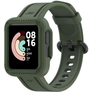 Voor Xiaomi Redmi Watch 2 Lite Silicone Solid Color Watch Band (Dark Green)