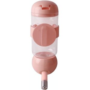 Pet Waterer Hanging Type Pet Water Cup  Specificatie: 350ml (Roze)