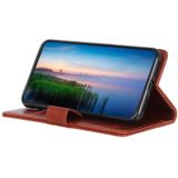 Voor Samsung Galaxy S30 / S21 Copper Buckle Nappa Textuur Horizontale Flip Lederen case met Holder & Card Slots & Wallet(Bruin)