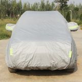 Oxford doek anti-stof waterdicht Sunproof vlamvertragende ademende indoor outdoor volledige auto cover zon UV sneeuw stofbestendig bescherming SUV auto cover met waarschuwings stroken  past Auto's tot 4 7 m (183 inch) in lengte