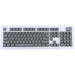 104 toetsen Double Shot PBT Backlit Keycaps voor mechanisch toetsenbord (grijs)