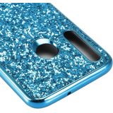Glittery poeder schokbestendig TPU Case voor Huawei Honor 10 Lite (rood)