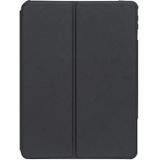 Voor iPad 2022 360 Rotatie Acryl Transparant Bluetooth Toetsenbord Lederen Hoes Met Touch Control(Zwart)