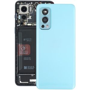 Battery Back Cover with Camera Lens Cover for OnePlus Nord 2(Blue)