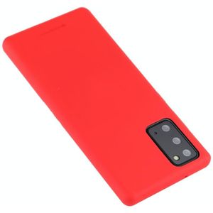 Voor Samsung Galaxy Note20 GOOSPERY SOFT FEELING Liquid TPU Drop-proof Soft case(Red)