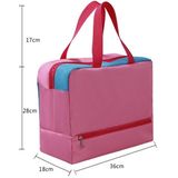 Buiten multifunctionele waterdichte groot strand tas Travel Bag toilettas (donkerblauw)