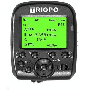 TRIOPO G1 Remote Control TTL Wireless Trigger 2.4GHz Wireless Transmitter For Canon / Nikon Camera(Black)