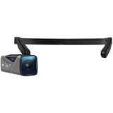 ORDRO EP7 4K Head-Mounted Auto Focus Live Video Smart Sports Camera  Style:Without Afstandsbediening (Zilver Zwart)