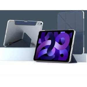 Voor iPad Air 2022 / 2020 10.9 Mutural Deformation Stand Smart lederen tablethoes
