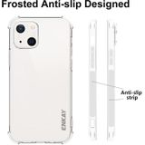 Hat-Prince Enkay Clear TPU Schokbestendig Zachte Case Drop Protection Cover + Clear HD gehard glas Protector Film voor iPhone 13
