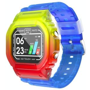 K16 1 14 inch TFT kleurenscherm IP68 waterdicht slim horloge  ondersteuning bluetooth muziek / slaap monitoring / hartslag monitoring (kleurrijk)
