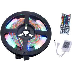 YWXLight 5M 3528SMD RGB kale flexibele LED-Strip licht met 44 toetsen afstandsbediening