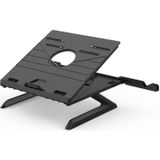 Multifunctionele opvouwbare notebook monitor verhoging rack  kleur: statief (zwart)