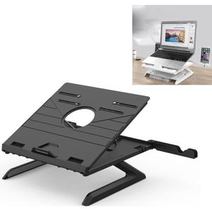 Multifunctionele opvouwbare notebook monitor verhoging rack  kleur: statief (zwart)