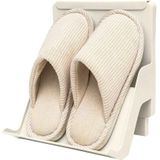 2 PCS Home multi-layer eenvoudige en kleine ruimtebesparende shoe rack (abrikoos)